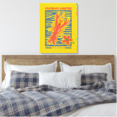 FRIENDS™ | U bent mijn Lobster Vibrant Graphic Canvas Afdruk (Insitu (Slaapkamer))