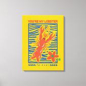 FRIENDS™ | U bent mijn Lobster Vibrant Graphic Canvas Afdruk (Voorkant)