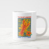 FRIENDS™ | U bent mijn Lobster Vibrant Graphic Grote Koffiekop (Rechts)