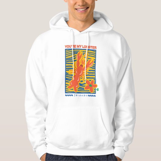 FRIENDS™ | U bent mijn Lobster Vibrant Graphic Hoodie (Voorkant)