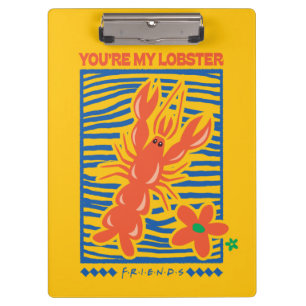 FRIENDS™ U bent mijn Lobster Vibrant Graphic Klembord