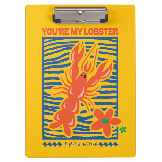 FRIENDS™ | U bent mijn Lobster Vibrant Graphic Klembord (Voorkant)