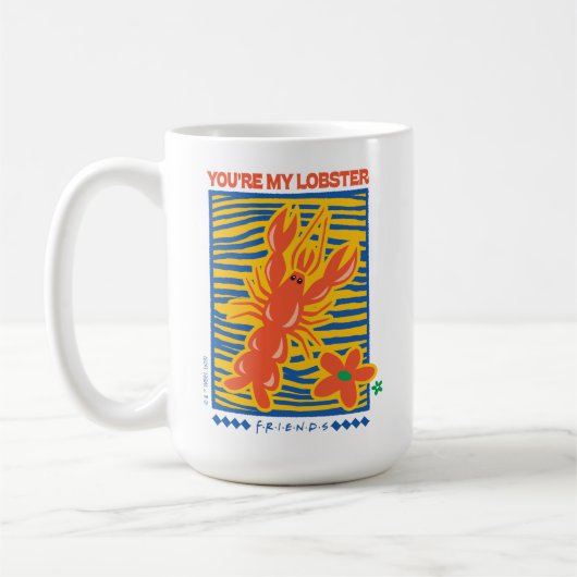 FRIENDS™ | U bent mijn Lobster Vibrant Graphic Koffiemok (Links)