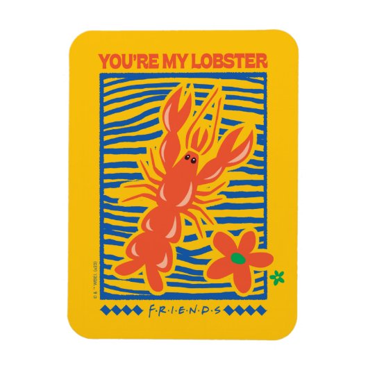 FRIENDS™ | U bent mijn Lobster Vibrant Graphic Magneet (Verticaal)