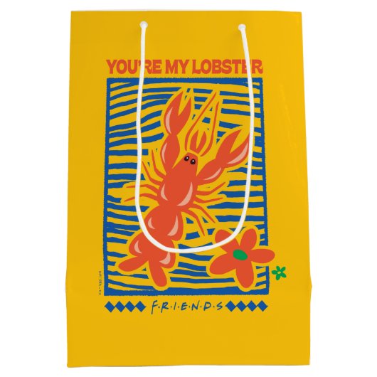FRIENDS™ | U bent mijn Lobster Vibrant Graphic Medium Cadeauzakje (Achterkant)
