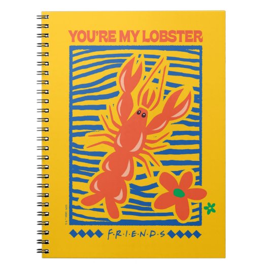 FRIENDS™ | U bent mijn Lobster Vibrant Graphic Notitieboek (Voorkant)
