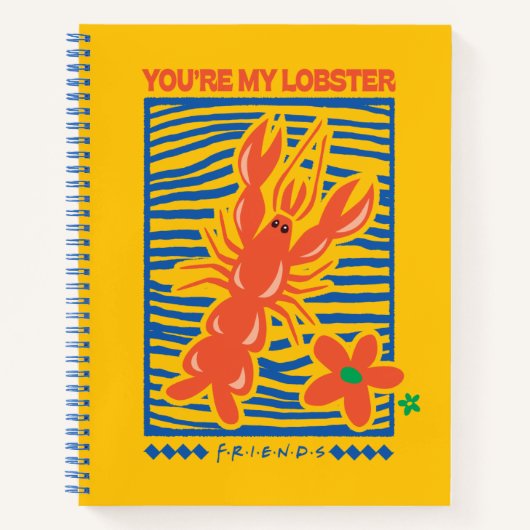 FRIENDS™ | U bent mijn Lobster Vibrant Graphic Notitieboek (Voorkant)