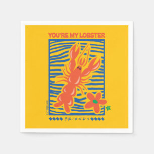 FRIENDS™   U bent mijn Lobster Vibrant Graphic Servet