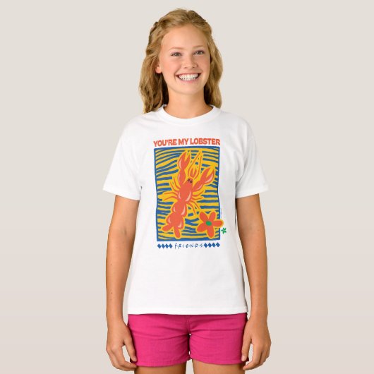 FRIENDS™ | U bent mijn Lobster Vibrant Graphic T-shirt (Voorkant volledig)