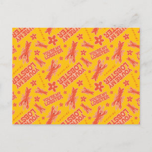 FRIENDS™ U bent mijn Lobster Vibrant Pattern Briefkaart