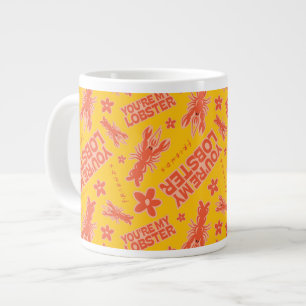 FRIENDS™   U bent mijn Lobster Vibrant Pattern Grote Koffiekop