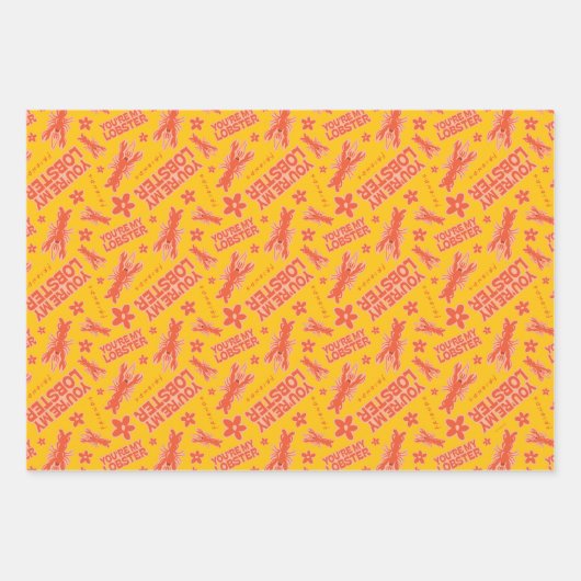 FRIENDS™ | U bent mijn Lobster Vibrant Pattern Inpakpapier Vel (Voorkant 2)