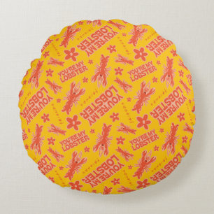 FRIENDS™   U bent mijn Lobster Vibrant Pattern Rond Kussen