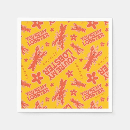 FRIENDS™ | U bent mijn Lobster Vibrant Pattern Servet (Voorkant)