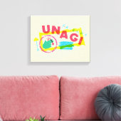 FRIENDS™ Unagi Canvas Afdruk (Insitu (Woonkamer))