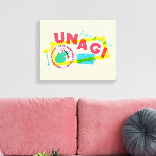 FRIENDS™ Unagi Canvas Afdruk (Insitu (Woonkamer))