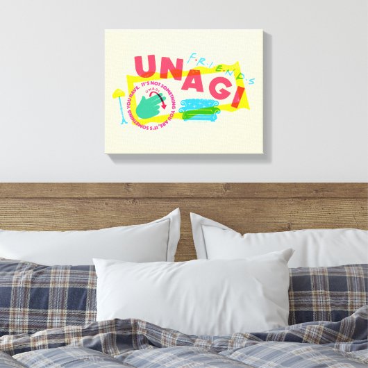 FRIENDS™ Unagi Canvas Afdruk (Insitu (Slaapkamer))