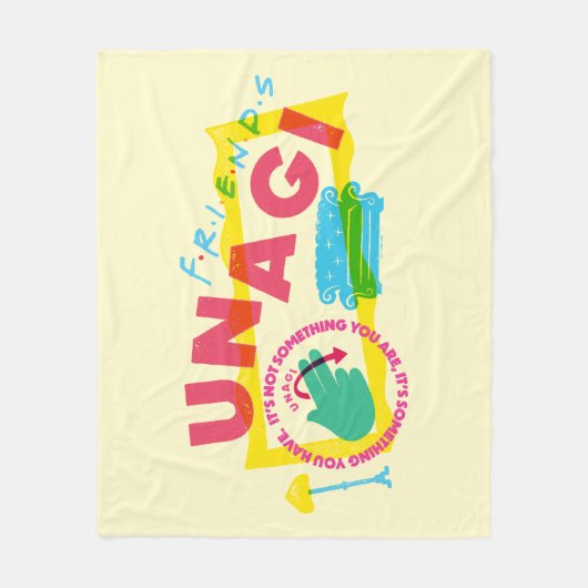 FRIENDS™ Unagi Fleece Deken (Voorkant)