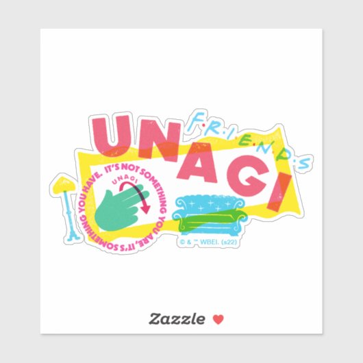 FRIENDS™ Unagi Sticker (Vel)