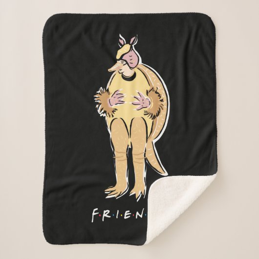 FRIENDS™ | Vakantie Armadillo Sherpa Deken (Voorkant)