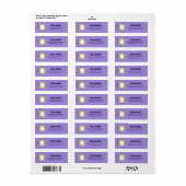 FRIENDS™ | Verjaardags kijkgat frame Etiket (Full Sheet)