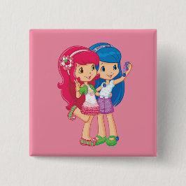 Friends Vierkante Button 5,1 Cm