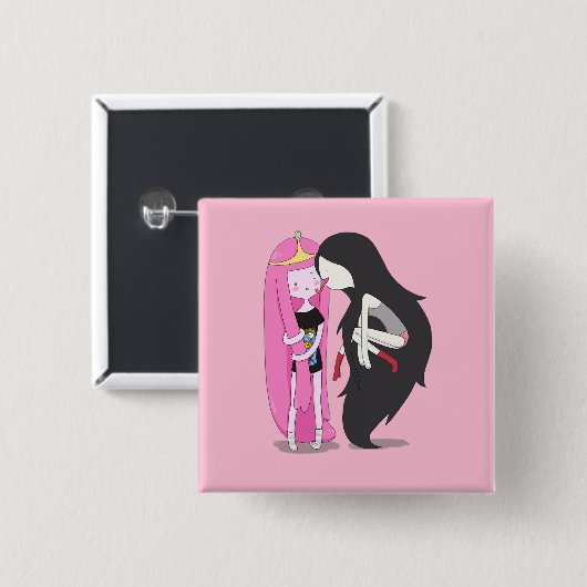 Friends Vierkante Button 5,1 Cm (Voorkant /achterkant)