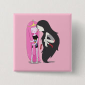 Friends Vierkante Button 5,1 Cm (Voorkant)