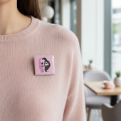 Friends Vierkante Button 5,1 Cm