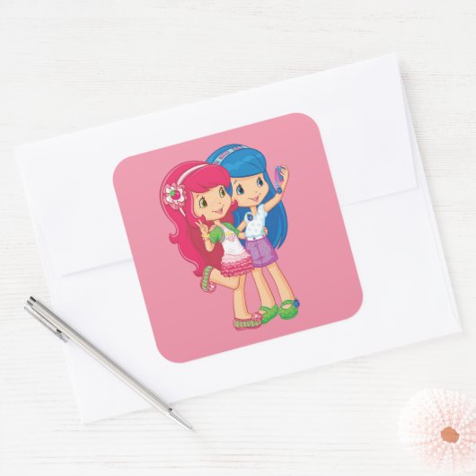 Friends Vierkante Sticker (Envelop)