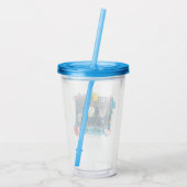 FRIENDS™ | Voetbalwedstrijd Acryl Drinkbeker (Achterkant)