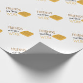 Friends Waffles Work Cadeaupapier (Hoek)