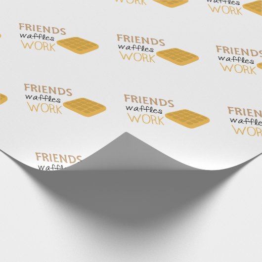 Friends Waffles Work Cadeaupapier (Hoek)
