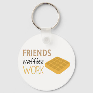 Friends Waffles Work Sleutelhanger