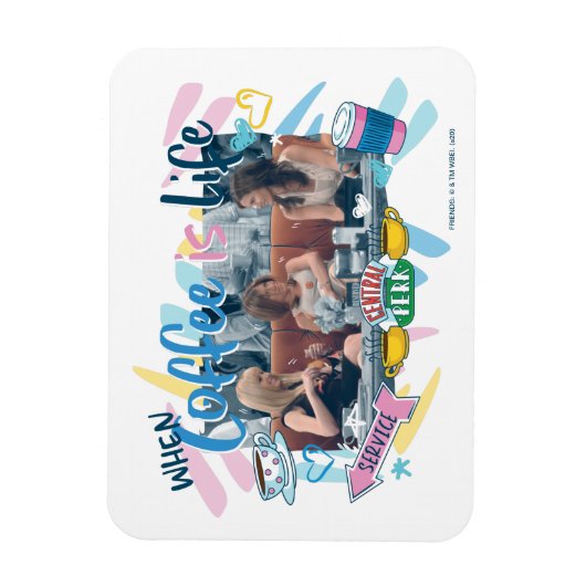 FRIENDS™ | Wanneer koffie een leven is Magneet (Verticaal)