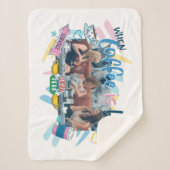 FRIENDS™ | Wanneer koffie een leven is Sherpa Deken (Voorkant)