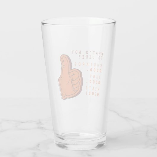 FRIENDS™ | Wat is er niet leuk? Glas (Achterkant)