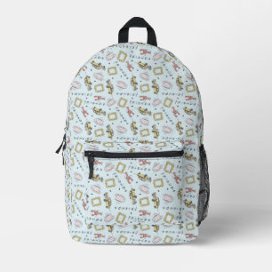 FRIENDS™ Watercolor Iconen Patroon Bedrukte Rugzak