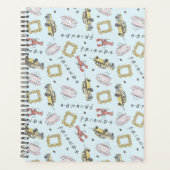 FRIENDS™ Watercolor Iconen Patroon Planner (Voorkant)