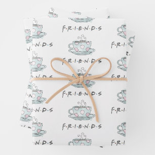FRIENDS™   Waterverf Koffiemok Inpakpapier Vel