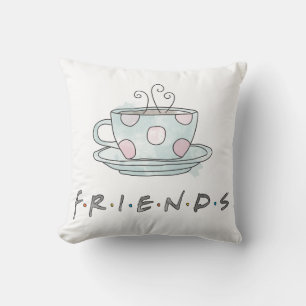 FRIENDS™   Waterverf Koffiemok Kussen