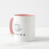 FRIENDS™ | Waterverf Koffiemok Mok (Voorkant links)