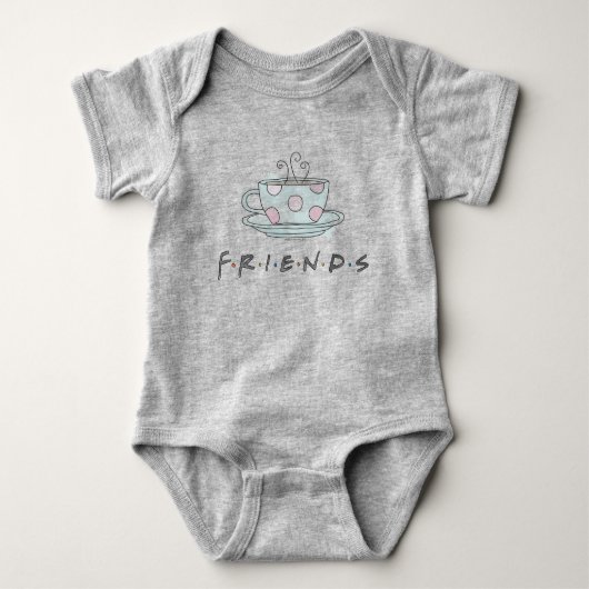 FRIENDS™ | Waterverf Koffiemok Romper (Voorkant)