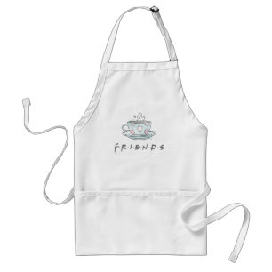 FRIENDS™ Waterverf Koffiemok Standaard Schort