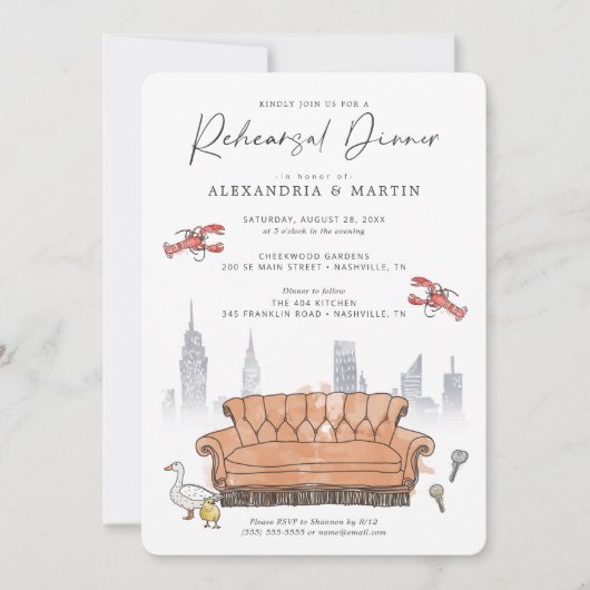 FRIENDS™ | Waterverf repetitie binnenshuis Kaart (Voorkant)