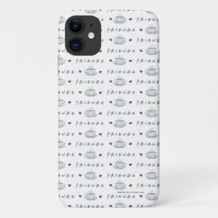 FRIENDS™   Waterverfpatroon op koffiemok Case-Mate iPhone Case