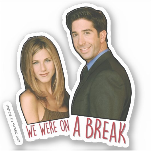 FRIENDS™ | We waren op een pauze Sticker (Voorkant)