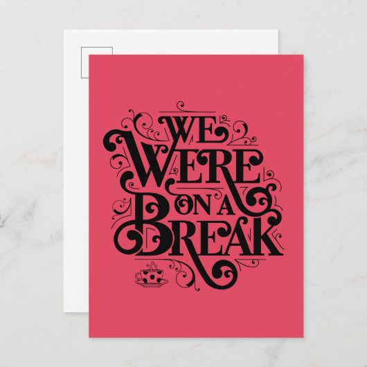 FRIENDS™ | We waren op een pauze Uitnodiging Briefkaart (Voorkant / Achterkant)