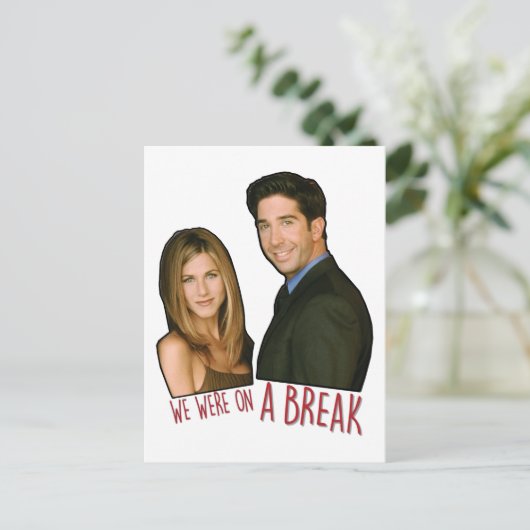 FRIENDS™ | We waren op een pauze Uitnodiging Briefkaart (Staand voorkant)