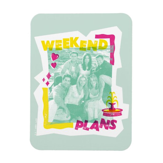 FRIENDS™ | Weekendplannen Magneet (Verticaal)
